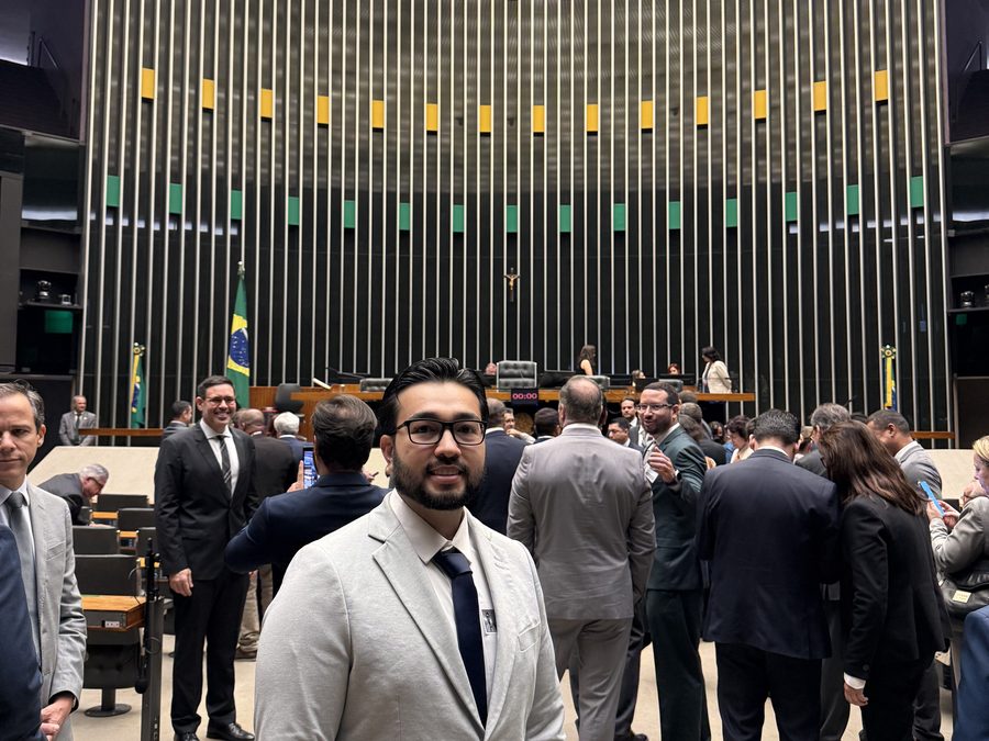 Dr. Marcos Shimiti na Câmara dos Deputados, em Brasília